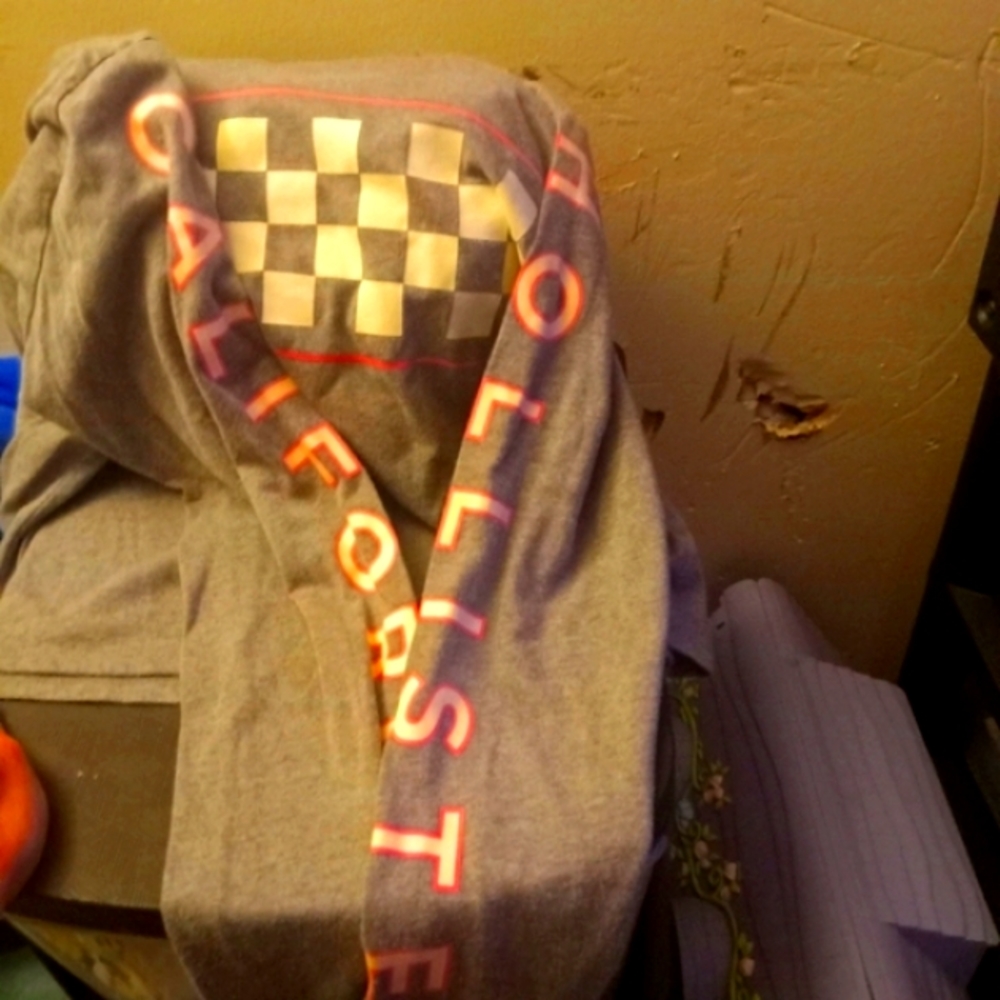 Sz med Hollister crop long sleeved tee